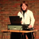 Yulia Carolin Kothe, Poltergeist or some scene else, Listening Party, 3rd November 2023. Photo by Aga Paulina Mlynczak.